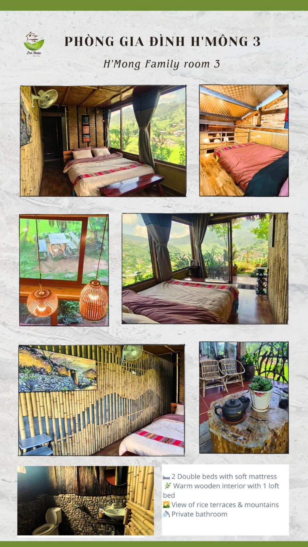 Zoni Home Tram Tau Cham Ta Lao Екстер'єр фото